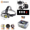 KINSACH Star Source TYPE-C rechargeable Plastic 5*led+cob Headlamp details Picture
